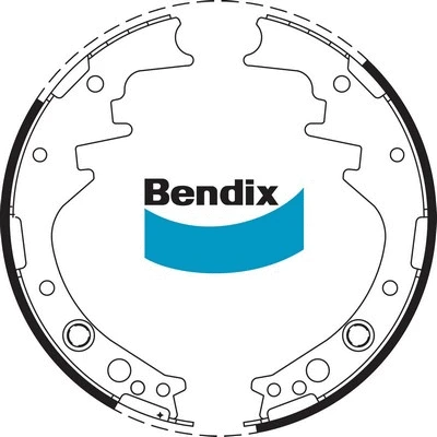 BS1371 BENDIX Комплект тормозных колодок (фото 1)