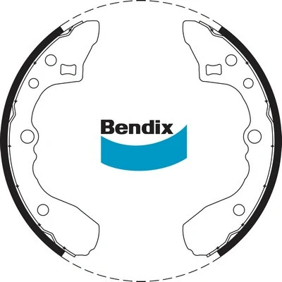 BS1604 BENDIX Комплект тормозных колодок (фото 1)