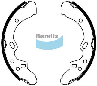 BS1637 BENDIX Комплект тормозных колодок (фото 1)