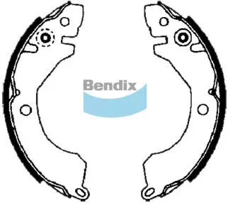 BS1677 BENDIX Комплект тормозных колодок (фото 1)