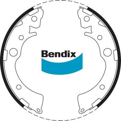 BS1692 BENDIX Комплект тормозных колодок (фото 1)