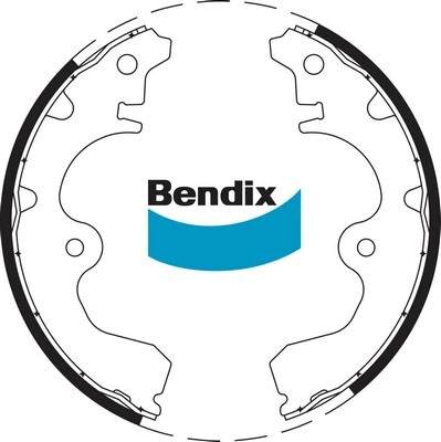 BS1731 BENDIX Комплект тормозных колодок (фото 1)