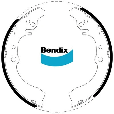 BS1755 BENDIX Комплект тормозных колодок (фото 1)