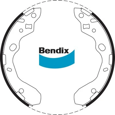 BS1771 BENDIX Комплект тормозных колодок (фото 1)