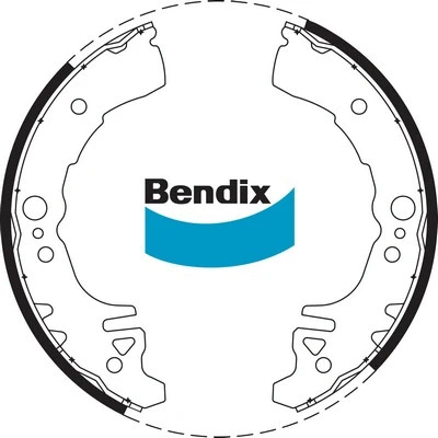 BS1772 BENDIX Комплект тормозных колодок (фото 1)