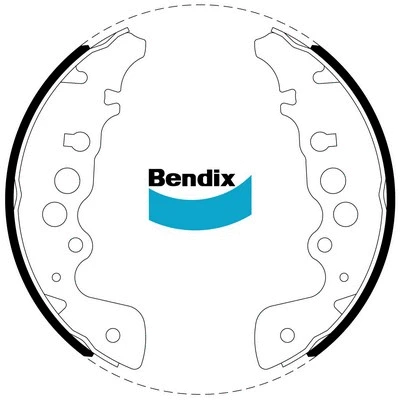 BS1787 BENDIX Комплект тормозных колодок (фото 1)
