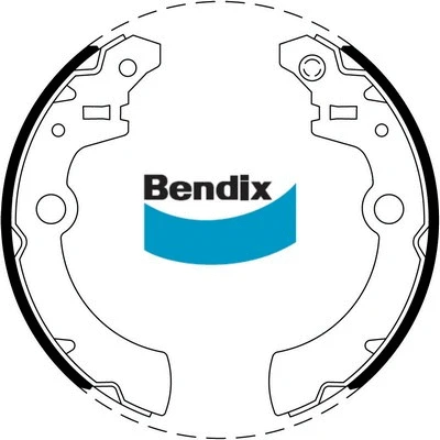 BS1820 BENDIX Комплект тормозных колодок (фото 1)