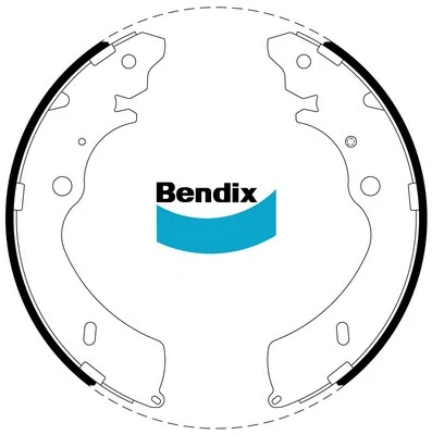 BS5010 BENDIX Комплект тормозных колодок (фото 1)