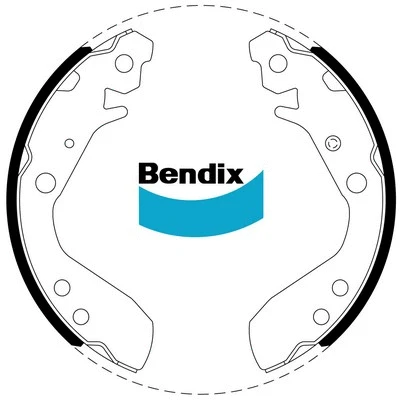 BS5012 BENDIX Комплект тормозных колодок (фото 1)