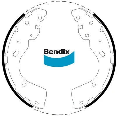 BS5021 BENDIX Комплект тормозных колодок (фото 1)