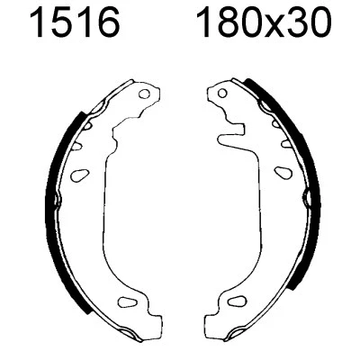 01516 BSF Комплект тормозных колодок (фото 1)