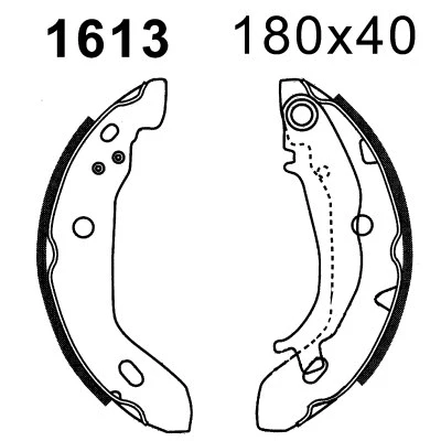 01613 BSF Комплект тормозных колодок (фото 1)