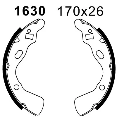 01630 BSF Комплект тормозных колодок (фото 1)