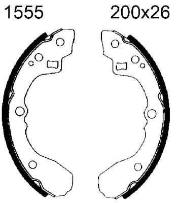 06094 BSF Комплект тормозных колодок (фото 1)