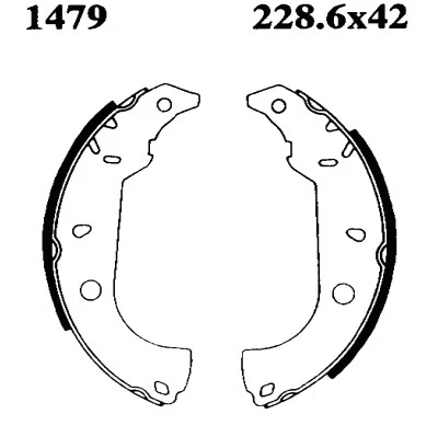 06132 BSF Комплект тормозных колодок (фото 1)