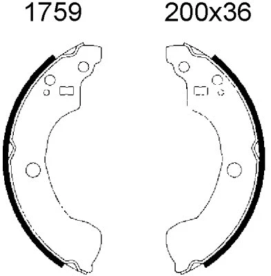 06484 BSF Комплект тормозных колодок (фото 1)