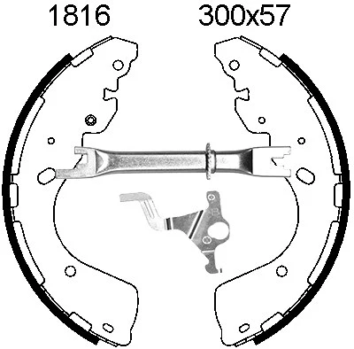 06618X BSF Комплект тормозных колодок (фото 1)
