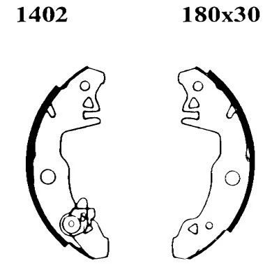 07031 BSF Комплект тормозных колодок (фото 1)