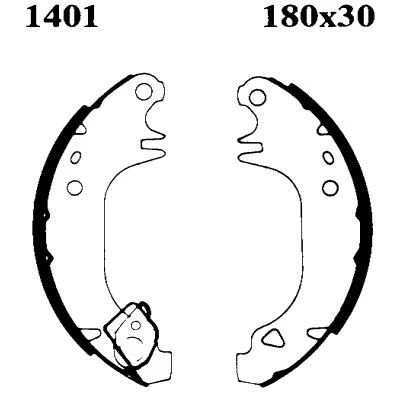 07084 BSF Комплект тормозных колодок (фото 1)