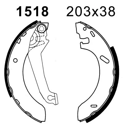 07199 BSF Комплект тормозных колодок (фото 1)