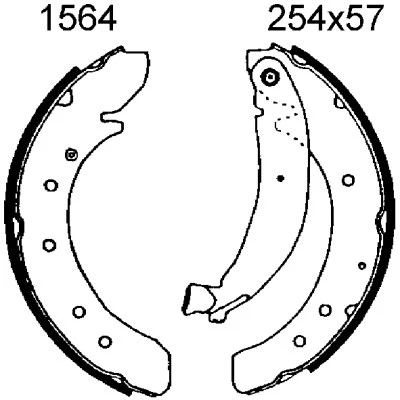 07289 BSF Комплект тормозных колодок (фото 1)