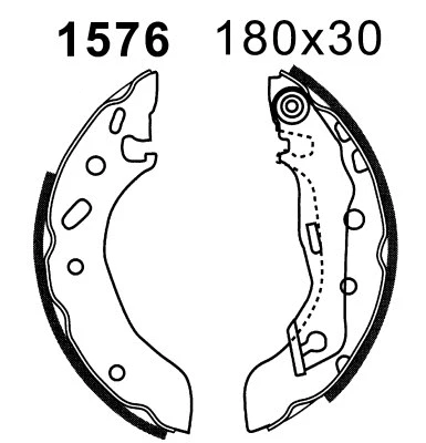 07309 BSF Комплект тормозных колодок (фото 1)