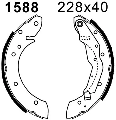 07316 BSF Комплект тормозных колодок (фото 1)
