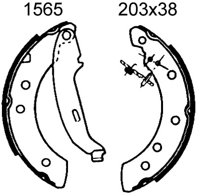 07353 BSF Комплект тормозных колодок (фото 1)