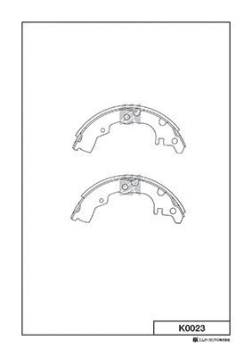K0023 MK KASHIYAMA Комплект тормозных колодок (фото 1)