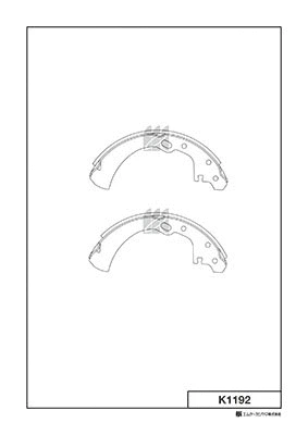 K1192 MK KASHIYAMA Комплект тормозных колодок (фото 1)