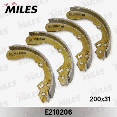 E210206 MILES Комплект тормозных колодок (фото 1)