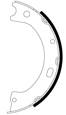 H1860 BEHR/HELLA/PAGID Комплект тормозных колодок, стояночная тормозная система (фото 1)