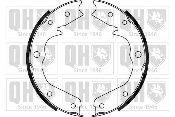 BS1159 QUINTON HAZELL Комплект тормозных колодок, стояночная тормозная система (фото 1)