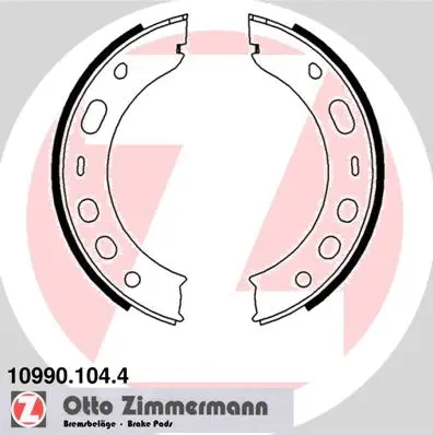 10990.104.4 ZIMMERMANN Комплект тормозных колодок, стояночная тормозная система (фото 1)