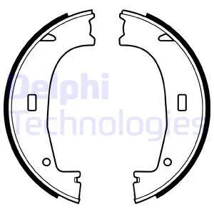 LS1704 DELPHI Комплект тормозных колодок, стояночная тормозная система (фото 1)