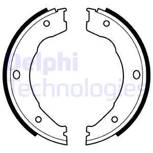 LS1982 DELPHI Комплект тормозных колодок, стояночная тормозная система (фото 1)