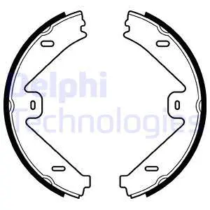 LS2036 DELPHI Комплект тормозных колодок, стояночная тормозная система (фото 1)