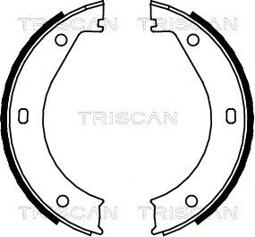 8100 11415 TRISCAN Комплект тормозных колодок, стояночная тормозная система (фото 1)