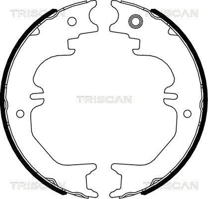 8100 13050 TRISCAN Комплект тормозных колодок, стояночная тормозная система (фото 1)