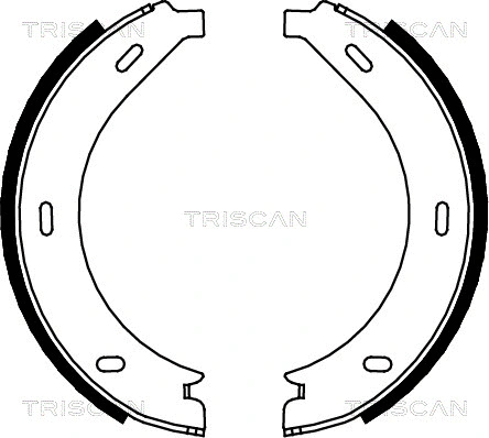 8100 23023 TRISCAN Комплект тормозных колодок, стояночная тормозная система (фото 1)
