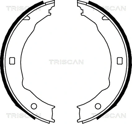 8100 28050 TRISCAN Комплект тормозных колодок, стояночная тормозная система (фото 1)