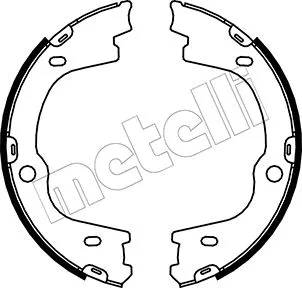 53-0188 METELLI Комплект тормозных колодок, стояночная тормозная система (фото 1)