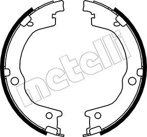 53-0230 METELLI Комплект тормозных колодок, стояночная тормозная система (фото 1)