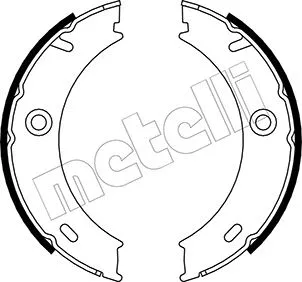 53-0240 METELLI Комплект тормозных колодок, стояночная тормозная система (фото 1)