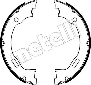 53-0242 METELLI Комплект тормозных колодок, стояночная тормозная система (фото 1)