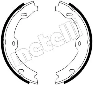 53-0247 METELLI Комплект тормозных колодок, стояночная тормозная система (фото 1)