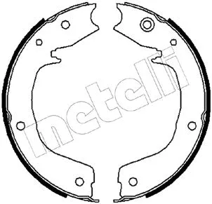 53-0267 METELLI Комплект тормозных колодок, стояночная тормозная система (фото 1)