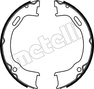53-0364 METELLI Комплект тормозных колодок, стояночная тормозная система (фото 1)