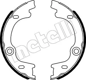 53-0505 METELLI Комплект тормозных колодок, стояночная тормозная система (фото 1)