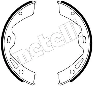 53-0511 METELLI Комплект тормозных колодок, стояночная тормозная система (фото 1)